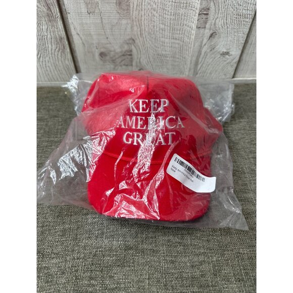 Keep America Great Embroidered Red Adjustable Baseball Cap Trump Hat Snapback - Picture 5 of 5